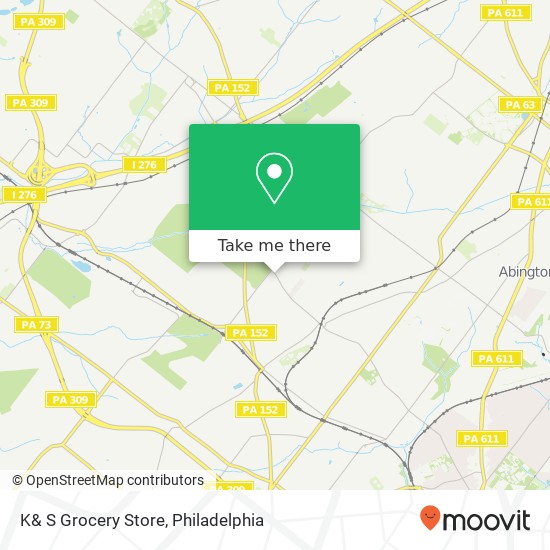 Mapa de K& S Grocery Store