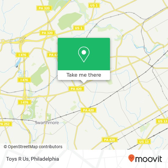 Mapa de Toys R Us