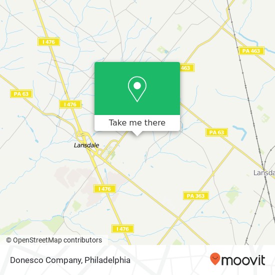 Donesco Company map