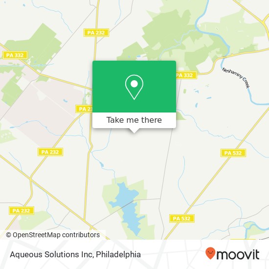 Mapa de Aqueous Solutions Inc