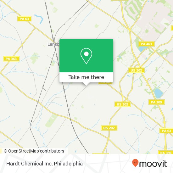 Hardt Chemical Inc map