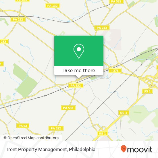 Trent Property Management map