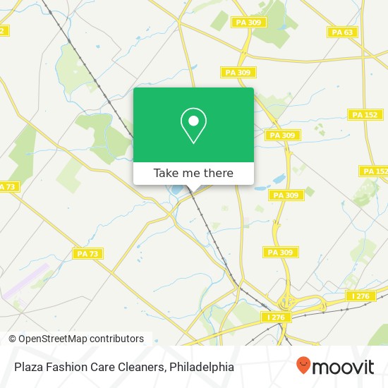 Mapa de Plaza Fashion Care Cleaners