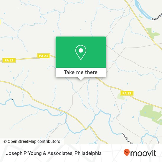 Joseph P Young & Associates map