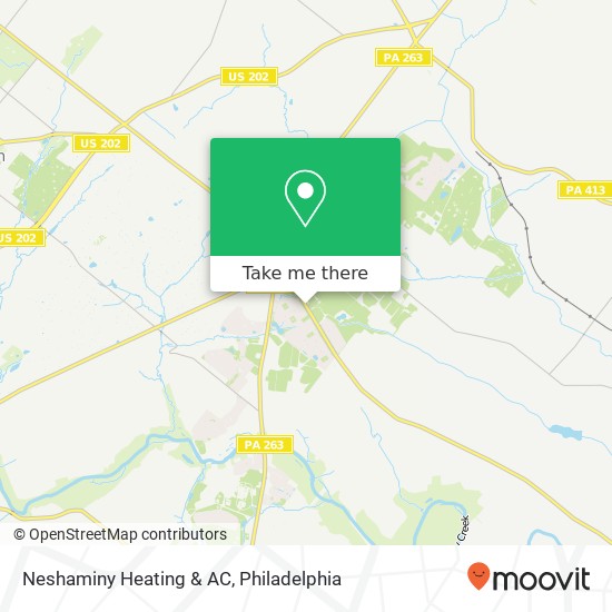 Neshaminy Heating & AC map