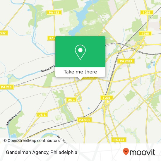 Gandelman Agency map