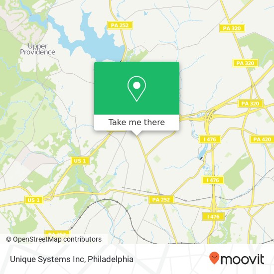 Mapa de Unique Systems Inc