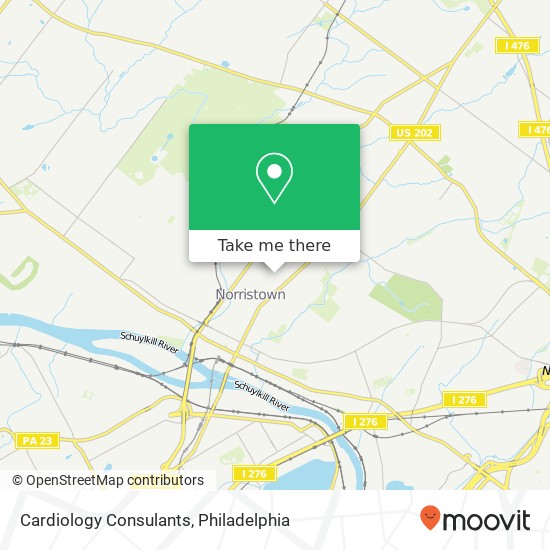 Cardiology Consulants map