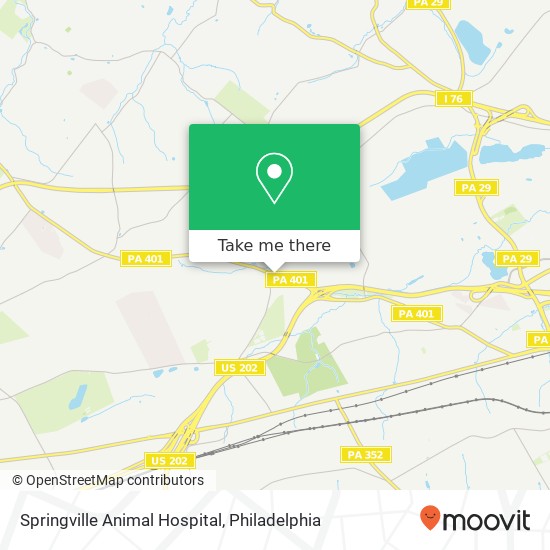 Mapa de Springville Animal Hospital