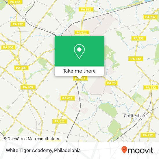 White Tiger Academy map