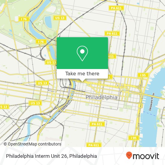 Mapa de Philadelphia Interm Unit 26