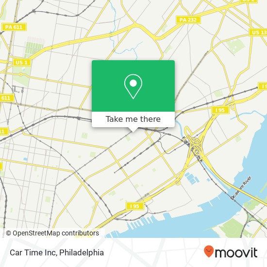 Car Time Inc map