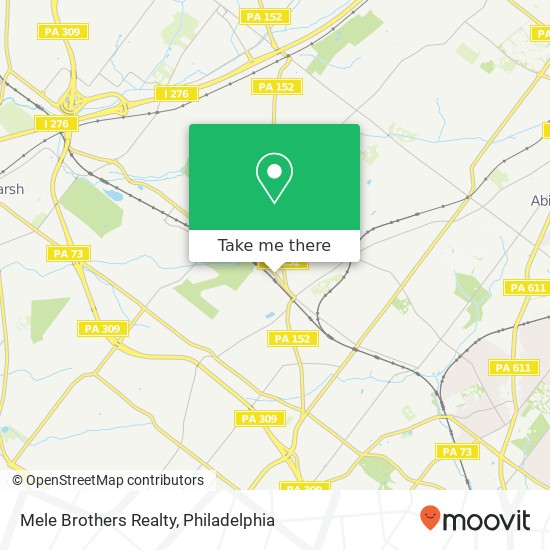 Mele Brothers Realty map