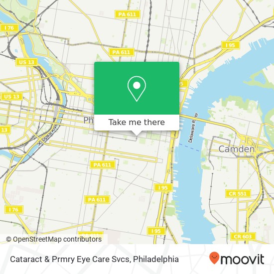 Mapa de Cataract & Prmry Eye Care Svcs