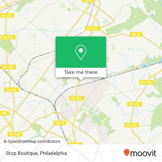 Mapa de Stop Boutique