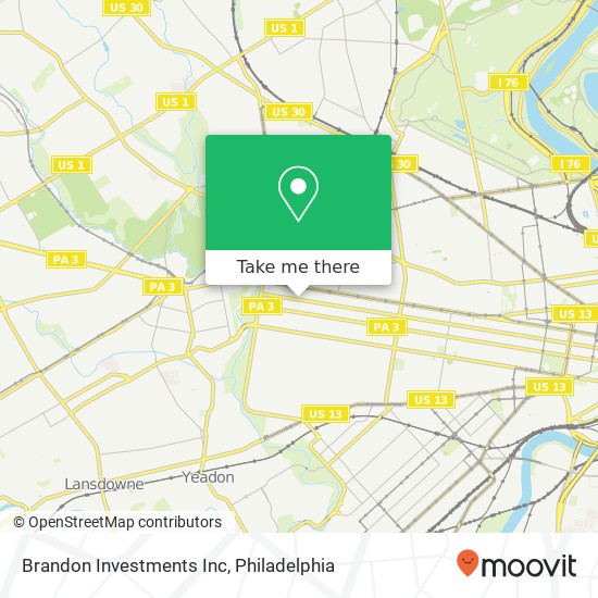 Brandon Investments Inc map