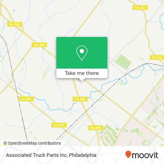 Associated Truck Parts Inc map