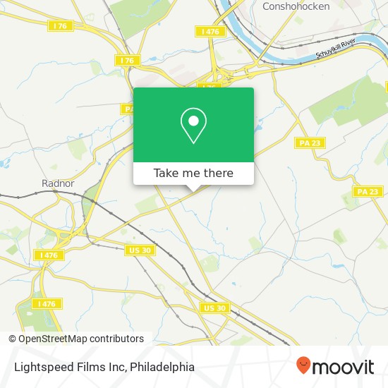 Lightspeed Films Inc map