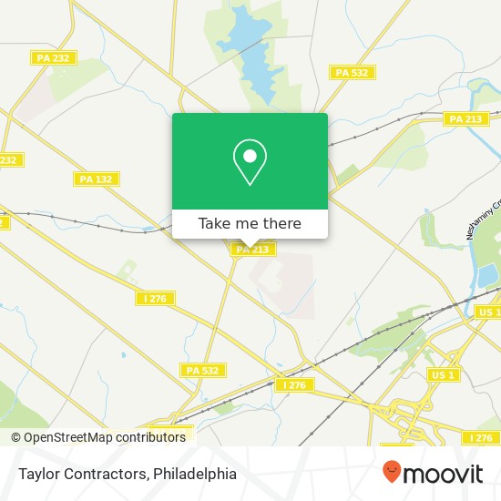 Taylor Contractors map