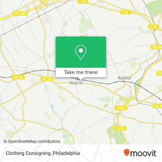 Clothing Consigning map