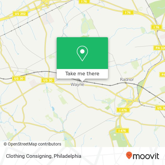 Mapa de Clothing Consigning