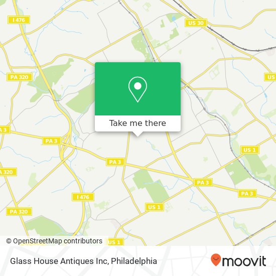 Glass House Antiques Inc map