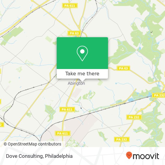 Dove Consulting map