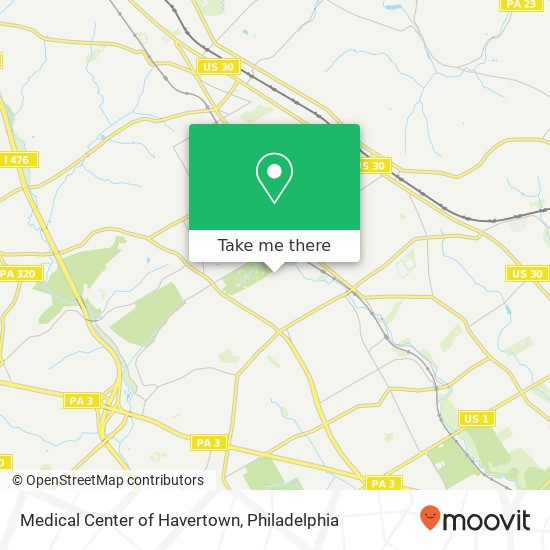 Mapa de Medical Center of Havertown