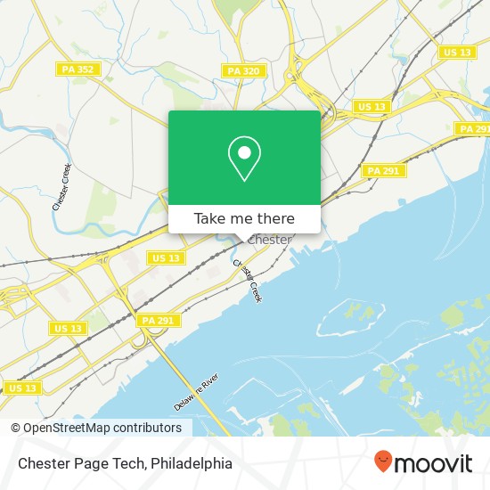 Chester Page Tech map