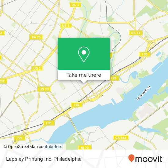 Mapa de Lapsley Printing Inc