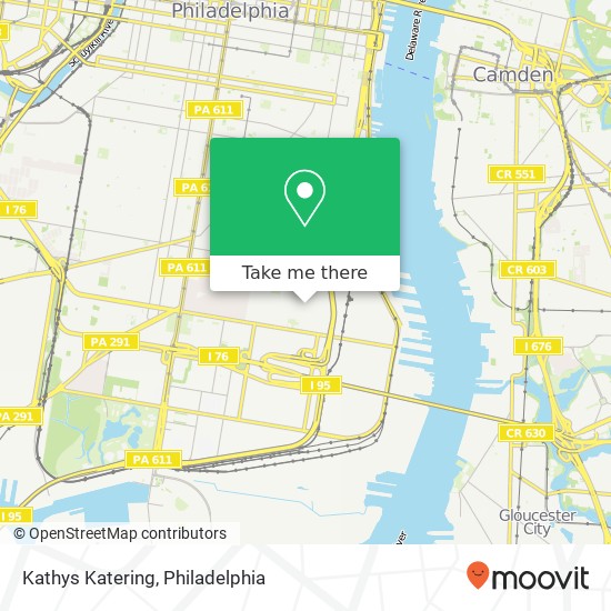 Kathys Katering map