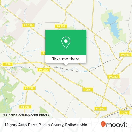 Mapa de Mighty Auto Parts Bucks County