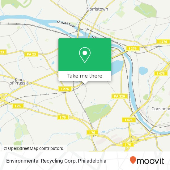 Environmental Recycling Corp map