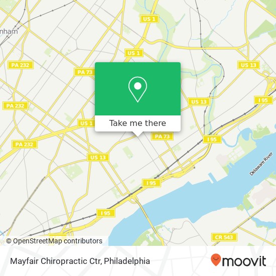 Mapa de Mayfair Chiropractic Ctr