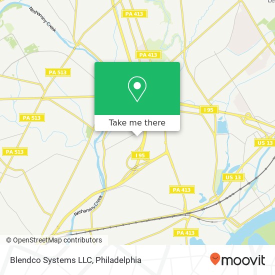 Mapa de Blendco Systems LLC