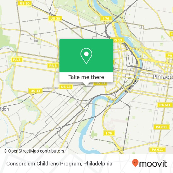 Consorcium Childrens Program map