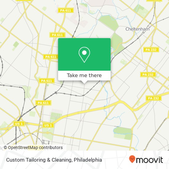 Mapa de Custom Tailoring & Cleaning