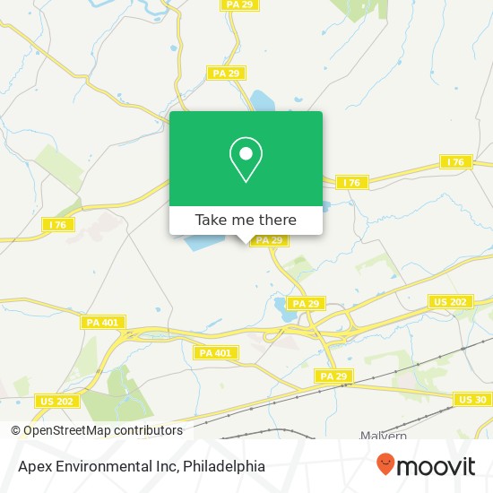 Apex Environmental Inc map