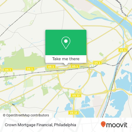 Mapa de Crown Mortgage Financial