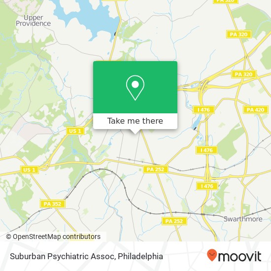 Mapa de Suburban Psychiatric Assoc