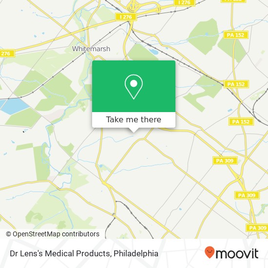Dr Lens's Medical Products map