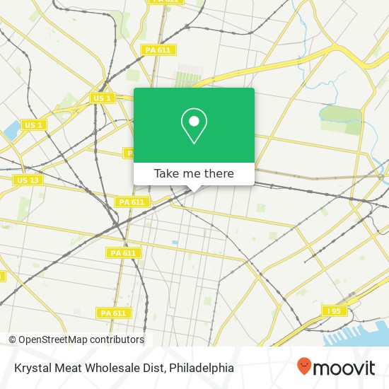 Krystal Meat Wholesale Dist map