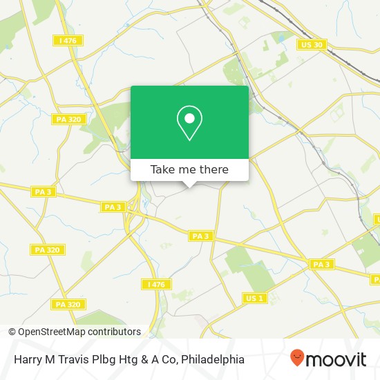 Harry M Travis Plbg Htg & A Co map