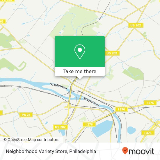 Mapa de Neighborhood Variety Store
