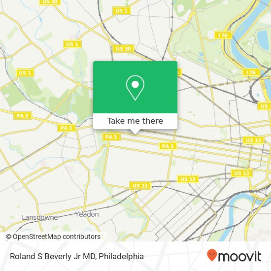 Roland S Beverly Jr MD map