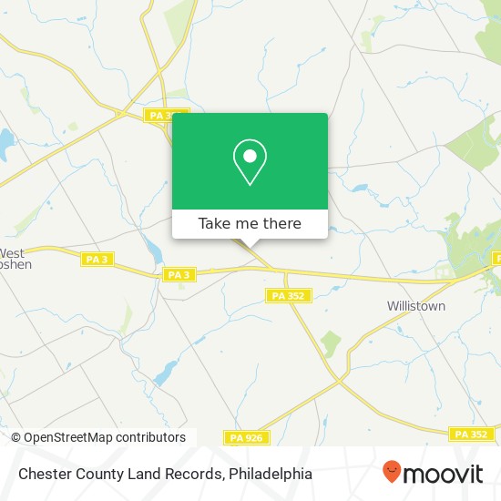 Mapa de Chester County Land Records