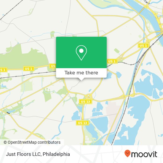 Just Floors LLC map