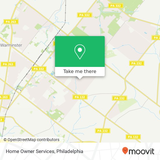 Home Owner Services map