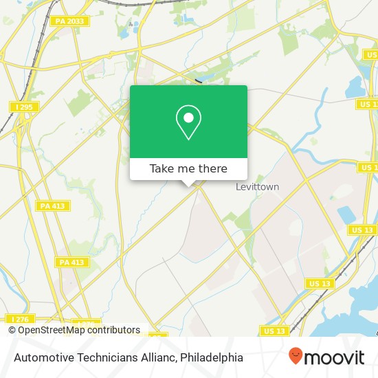 Automotive Technicians Allianc map
