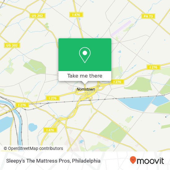 Sleepy's The Mattress Pros map